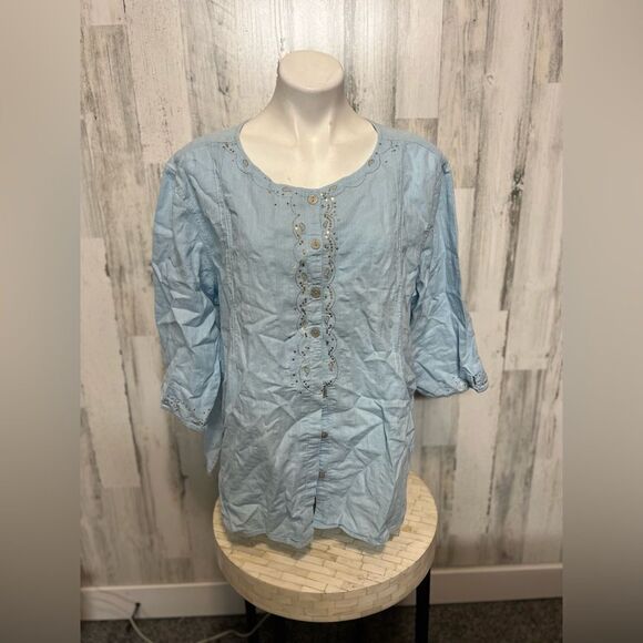 Blue blouse - Picture 1 of 5